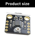 Adjustable Gain Amplifier Module For Hella Precise Signal Boosting And Seamless Data Acquisition Built Tough In Compact Housing For Lab Testing Industrial Automation Rock Solid Reliability, size 1.7cm x 1.7cm, black PCB
