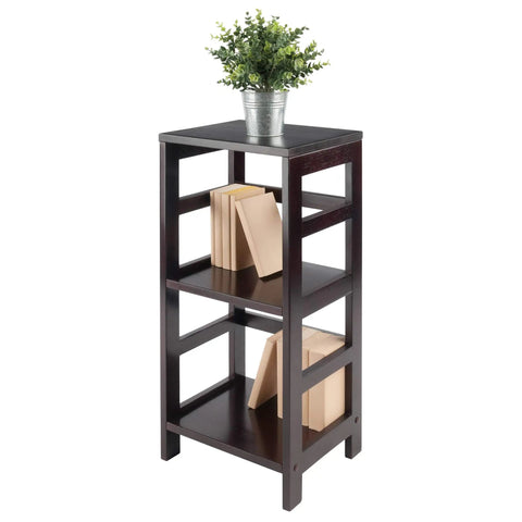 Open Display Two Tier Ladder Shelf For Living Room Den Office And Bedroom With Modern Yet Practical Bookshelf And Easy Access Storage