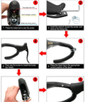 Installation guide for Aluminum Alloy Bike Brake Levers Pair For Road Bikes 22.2 To 23.8 Mm Handlebar Compatibility