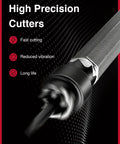 Close-up of a high precision cutter from the 18 Piece Spot Weld Cutter Kit With Double Sided Bits Three Eighths Inch And Five Sixteenths Inch