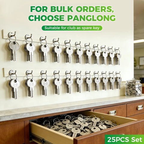 Top Shelf 25 Pack Of Ezgo Golf Cart Keys Delivering Straight Up Factory Ignition Cuts That Slide Right Into Txt Rxv Models From 1981 Forward For No Sweat Storage Solutions And Smooth Weekend Cruiser Operations, displayed in organized key holders with spare keys.