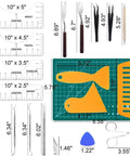 30 Piece Precision Craft Weeding Tools Set For Vinyl Weeding And DIY Art Projects, Scrapbooking, Sewing, And Hobby Crafting