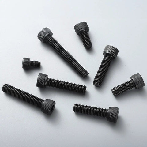 810Pcs M3 Hex Socket Head Screws Set With Nuts And Washers, Heavy Duty Black Oxide 12.9 Grade Alloy Steel, sizes 6-30mm