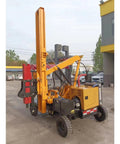 Beefed Up Guardrail Post Driver And Hydraulic Pile Driving Machine for construction sites, road safety projects, durable, easy install