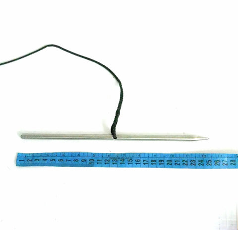 Beefy Heavy Duty Fish Stringer For Spearfishing And Kayak Fishing, 25cm Needle, 8mm Diameter, 130cm Dynema 3mm Thread