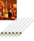 DIY Wine Bottle Torch Kit For Outdoor Patios And Gardens With 6 Brass Wick Holders, 20 Washers, And 6 Fiberglass Wicks shown