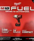 Shop Ready Professional Grade 1/2 Inch High Torque Brushless Cordless Impact Wrench With Friction Ring And Heavy Duty Blow Molded Case Kit For Badass Mechanics And Diesel Truck Work displayed on red packaging.