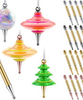 Kick Start Your Festive Craft Game With This 20 Piece Diy Christmas Tree Ornament Woodturning Kit Featuring Smooth Multicolored Wooden Tubes That Are A Straight Up Game Changer For Making Hella Awesome Xmas Decor And Tree Hangings.
