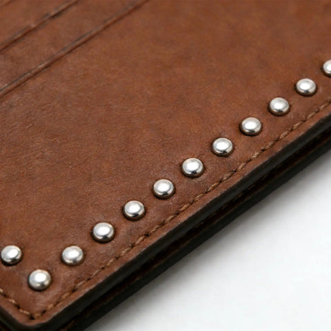 Double Cap Leather Rivets Snap Fasteners Kit Silver 100 Sets For Leather Crafting Handbags Belts And Bags With Easy Hand Install No Tool Required Decorative Metal Snaps on brown leather