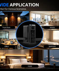 Next Level Smart Door Lock With Onboard Video Doorbell And Quick Fingerprint Access For A Solid Keyless Front Door Setup shown in various applications.