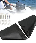 Hydrofoil Stabilizer For 4 To 50HP Outboard Boats With Durable ABS Plastic Easy Installation Reduces Bow Rise Improves Planing Performance