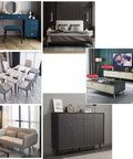4 Pcs Cone Metal Furniture Legs Heavy Duty Iron Table Supports on various furniture including desk and nightstand.