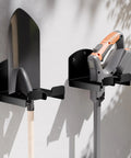 Heavy Duty Weed Wacker Wall Rack For Garage Storage With Hooks For Trimmer Blower And Lawn Equipment Durable Metal Tool Organizer mounted