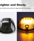 Cab Roof Marker Lights With Smoked Lens And 16 Amber LEDs For Dodge Ram 1500 2500 3500 2003 Through 2016 close-up view