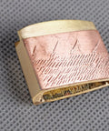 Premium Brass Habaki Collar Clip For Katana Swords, Secure The Tsuba In Place And Keep Your Blade Snug In The Saya, close-up angle
