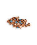 Torx T25 M5x10mm 15Pc Disc Brake Rotor Bolts for 6 Bolt Rotors Steel Screws for MTB and Road Bikes Orange High Torque Easy Install