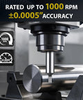 Double End Edge Finder and Center Finding Tool for Machinists Ultra Precision Edge Detection to Within 0.0001 Inches Smooth Ground Surfaces for Quick Setup and Accurate Alignments, steel tool