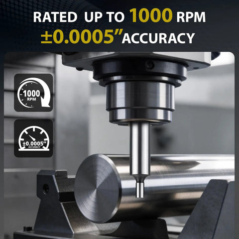 Double End Edge Finder and Center Finding Tool for Machinists Ultra Precision Edge Detection to Within 0.0001 Inches Smooth Ground Surfaces for Quick Setup and Accurate Alignments, steel tool