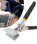 Heavy Duty Metal Sheet Bending Tool With 80mm Clamping Pliers, DIY Straight Head Bender for aluminum and copper with non-slip grip
