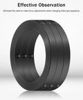 1.25 Inch Telescope Eyepiece Parfocal Rings Set Of Three in black aluminum for quick eyepiece swapping and stable magnification.