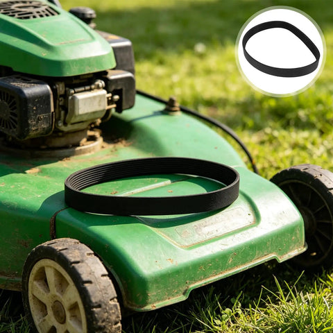 Heavy Duty Garden Trimmer Drive Belt Rubber Black Replacement For Outdoor Lawn Care Durable Ground Drive Belt For Mowers And Garden Machines Resistant To Wet Conditions High Grass And Heat Keeps A Solid Grip on a lawn mower