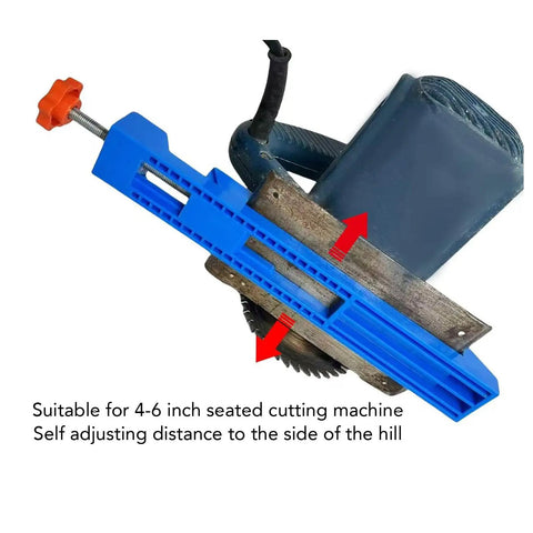 Get That Perfect Cut With This Adjustable Circular Saw Guide That Locks Tight On 4 To 6 Inch Saws For Woodworking Pros. Compact design shown.