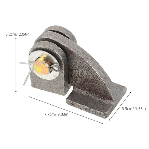 2 Pack Heavy Duty Steel Dump Trailer Hinges For Door Gate Weld On Tailgate Hinge with dimensions labeled