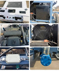 Automated Concrete Screed Machine For Warehouse Flooring And Paving Workhorse Heavy Duty Multi Config Structural Grading Tool With Autonomous Spatial Reference Perfect For Farm Construction And Land Management Jobs, close-up controls