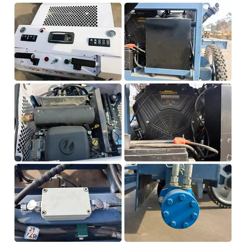 Automated Concrete Screed Machine For Warehouse Flooring And Paving Workhorse Heavy Duty Multi Config Structural Grading Tool With Autonomous Spatial Reference Perfect For Farm Construction And Land Management Jobs, close-up controls