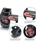 Heavy Duty Cnc Parts Kit With Hella Durable Aluminum Alloy Frame For 3D Printers showing optimized belt tensioner and red components.