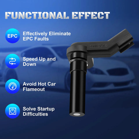 Ford And Lincoln Engine Crankshaft Position Sensor Replacement 1991 2019 High Quality Auto Sensor For F Series F150 F250 F350 Expedition Mustang Explorer And More Easy Install black plastic sensor