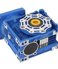 Ultra Quiet Gear Reducer 1 To 10 Ratio Aluminum Alloy Gearbox For Stepper And Servo Motors Blue Housing