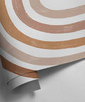 Close-up of Fabric Rainbow Wall Mural Decals Peel And Stick Kid Friendly Playroom And Nursery Decor 94.49 By 78.74 Inches