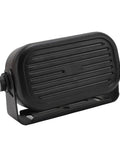 3.5mm Car External Speaker For CB And Ham Radio, Mini External Speaker With 14.76ft Cable, side view on metal stand