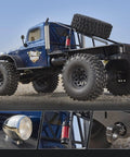 Atlas S One Tenth RC Crawler Four By Four Beast Off Road Rock Truck showcasing rugged design and detailed close-ups.