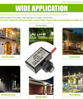 Outdoor 105V To 130V AC Photocell Light Sensor Switch For Dusk To Dawn Auto Lighting wide application examples for various settings