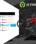 Mountain biker using Nine Speed Mech MTB Shifter With Two Piece Pull Lever Up To Three Gears Per Click For Mountain Bikes Non E Bike Gear Shifter That Delivers Smooth Shifts And Crisp Gear Transitions.