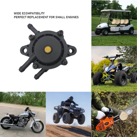 Pulse Fuel Pump For Small Engines Mower And Golf Cart Fits Cub Cadet EZGO Club Car Yamaha Toro Honda Kohler John Deere Predator And More Reliable Vacuum Pump For Lawn Mowers Generators And Zero Turn Rigs
