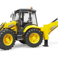 Cat Backhoe Loader Toy With Realistic 1:16 Scale, Moving Front Loader And Excavator Arm, Kid Friendly Construction Vehicle