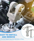 R Shaped Spring Cotter Pin Clevis Clip M5x30mm in automotive assembly application
