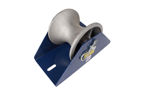 Heavy Duty Tray Type Cable Sheave With Aluminum 5 Inch Sheave And 12 Inch Length For Easy Tray Pulls And Self Lubricating Bearings