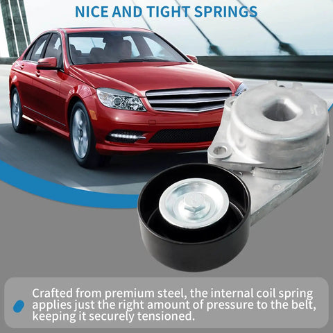 Hot Rod Level Engine Belt Tensioner And Idler Pulley Kit 38274 Replacement, steel spring pulley kit for car engine