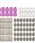 Premium Plasma Cutter Consumable Kit With Nozzle Electrode Shield Cup For 60A Machines Like Wsd60 Ag60 with copper and ceramic parts