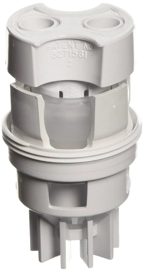 Pulse-Flo Rotating Nozzle Assembly Replacement For Jet-Air III Systems, Easy Plug-And-Play Swap In, white finish, top view