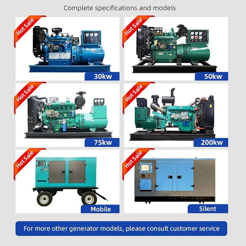 Job Site Ready Portable Generator Set For Temporary Outdoor Power And Commercial Backup Electric Supply With Slick Plug And Play Setup And Hella Tough Build You Can Trust, models and specifications including 30kw, 50kw, 75kw, 200kw, mobile and silent generators.