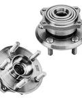 AWD Front Wheel Hub And Bearing Assembly Kit For 300 Dodge Charger Challenger Magnum 2 Piece Set Front Position 5 Bolt Non ABS Hub Replacement
