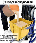 Piudoiliy Electric Paint Sprayer With Powerful 850W Motor For Smooth, Professional Home Painting Results On Walls Furniture And Exterior Surfaces Airless Spray Gun Equipment Ideal For Diy Projects And Quick Coats pouring paint into 4.5L hopper