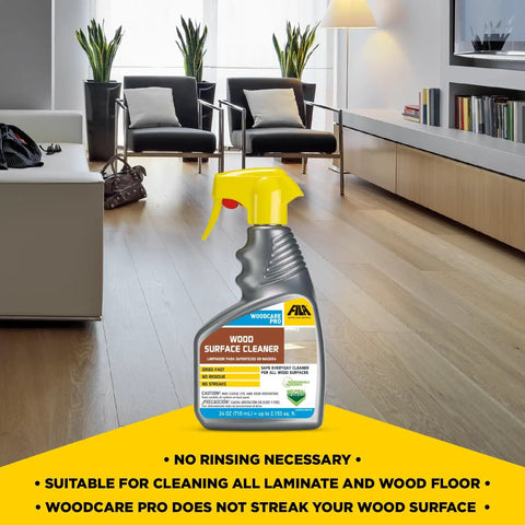 Quick Dry Wood Floor Cleaner Spray For Hardwood Surfaces And Kitchen Cabinets Offers A Streak Free Shine While Protecting Finished Wood Leaves No Residue Behind Making Daily Cleanup Feel Like A Breeze And Straight Up A Big Time Win Across Every Single in a modern living room setting.