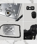 6R80 Transmission Lead Frame Kit With TCM Valve Body Module Connector Seal And Transmission Filter For Ford F150 F250 F350 Super Duty Mustang And Lincoln Navigator, showing all components.