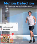 Wireless Doorbell System With Two Doorbells And Two Chimes, Battery Powered, featuring motion detection alert on smartphone screen